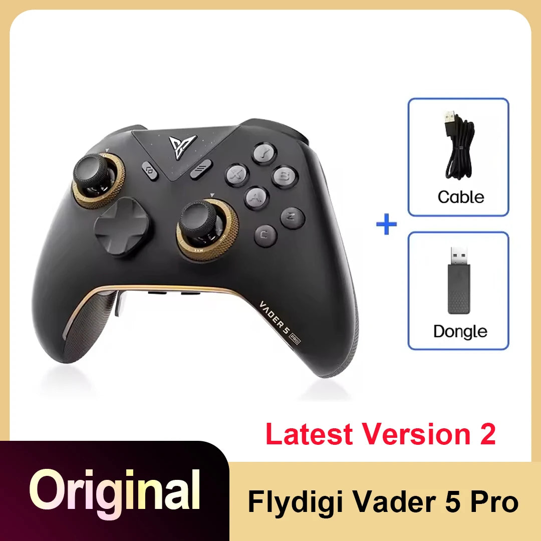 Original Flydigi Vader 5 Pro Gaming Controller Athletic Elite Handle Wireless Gamepad with Hall Rocker for Mobile NS TV PC