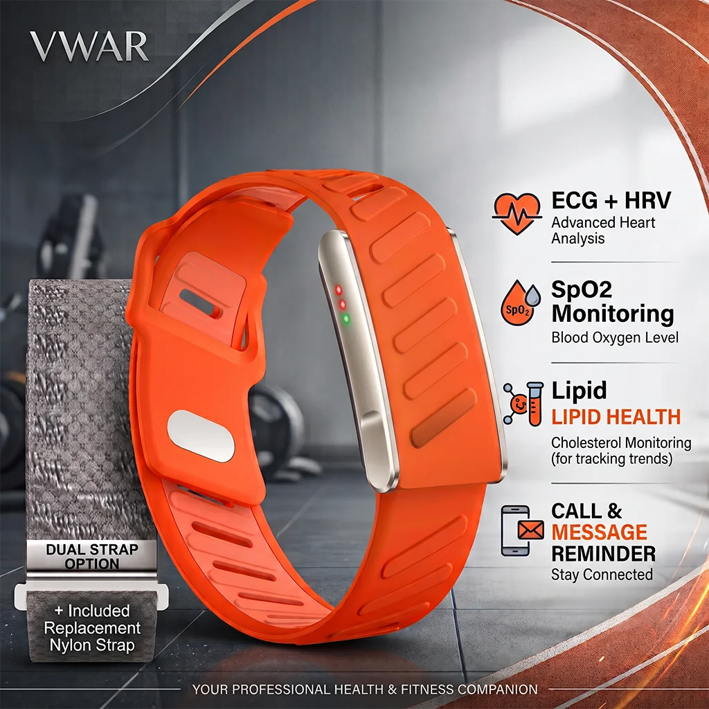 VWAR ECG HRV Fitness Smart Band