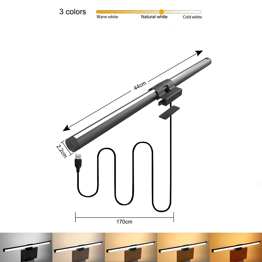 RGB LED USB Monitor Light Strip