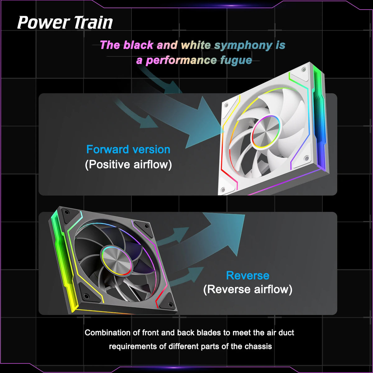 Power Train Prism 9 Pro ARGB Fan