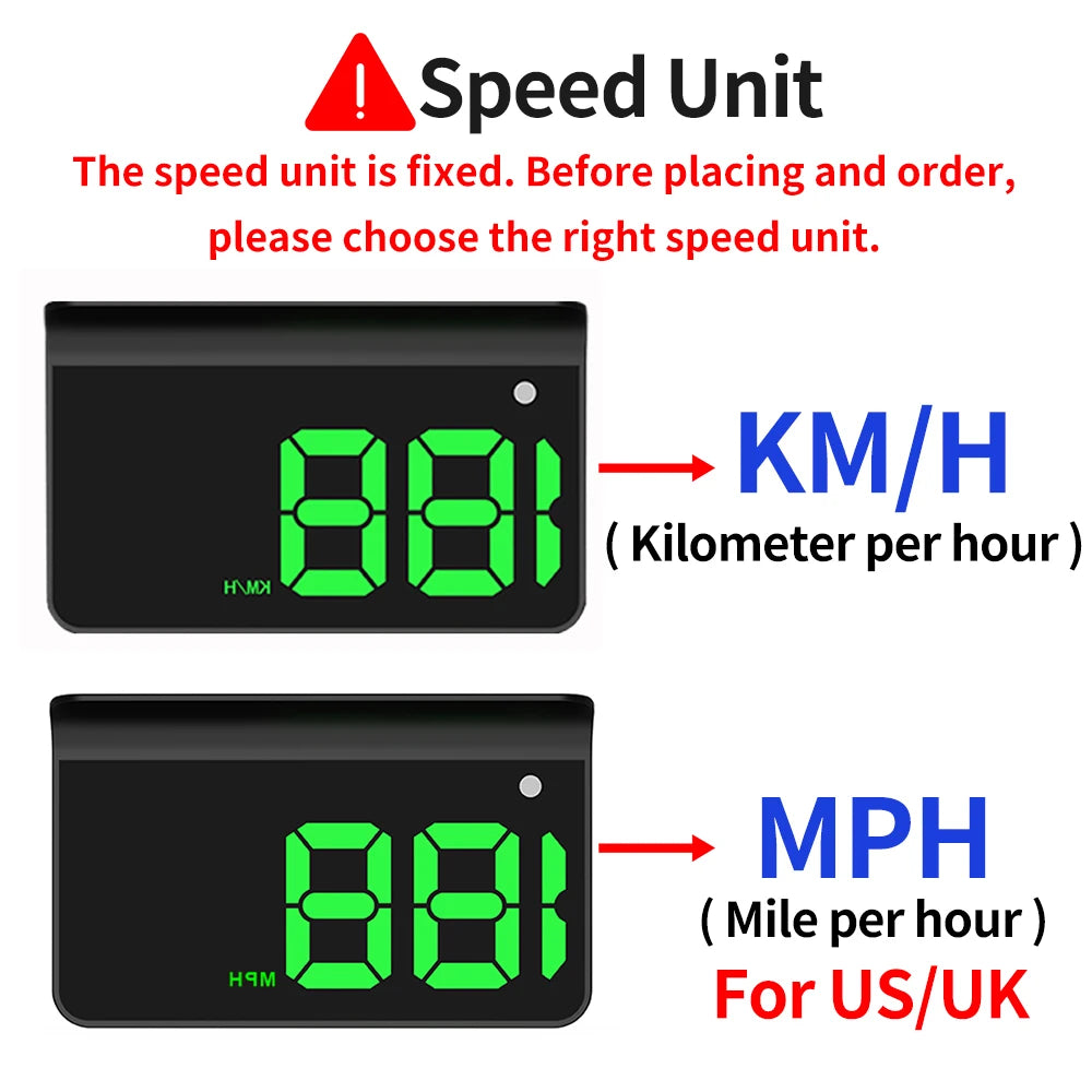 Universal Car HUD Digital Speedometer