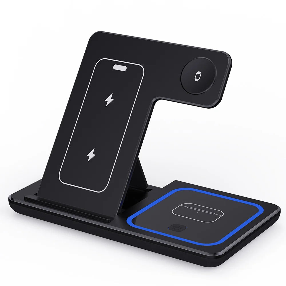 30W 3-in-1 Wireless Charging Stand