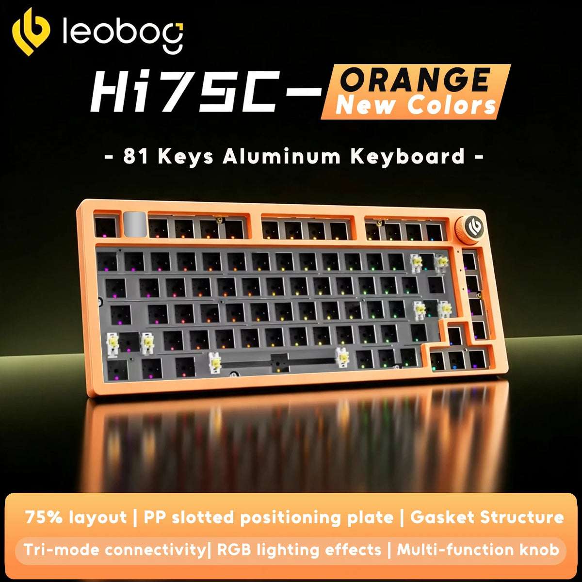 LEOBOG Hi75 Pro Wireless Mechanical Keyboard
