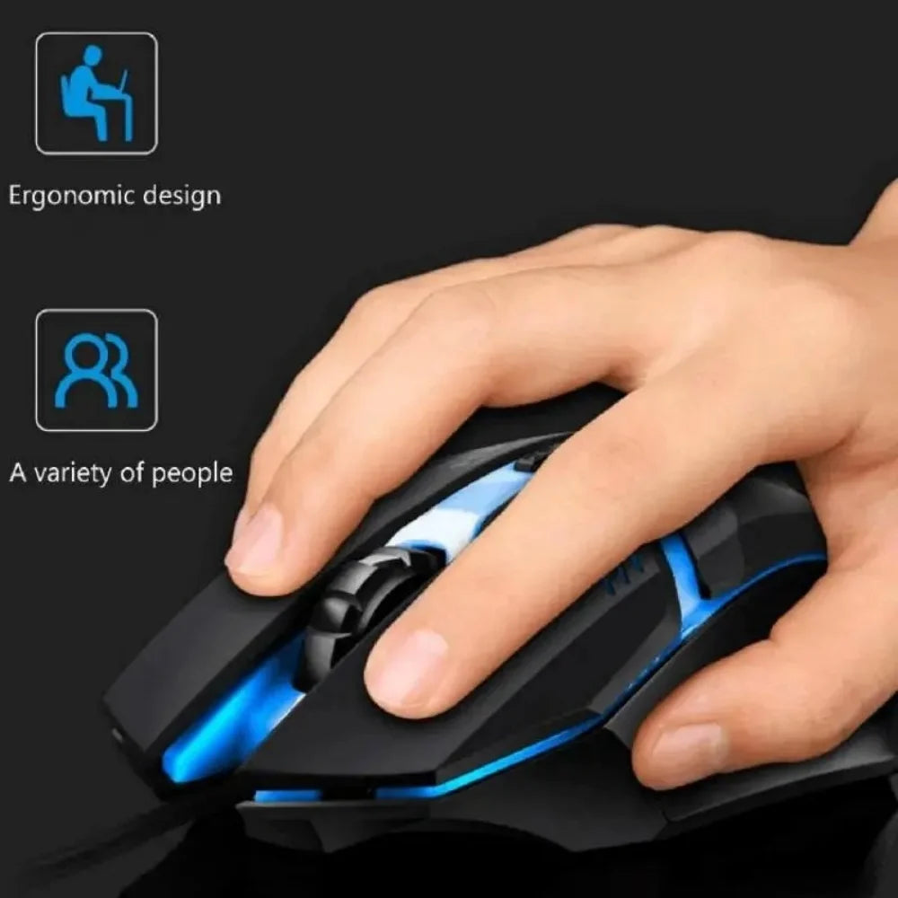 Ergonomic LED Wired Gaming Mouse