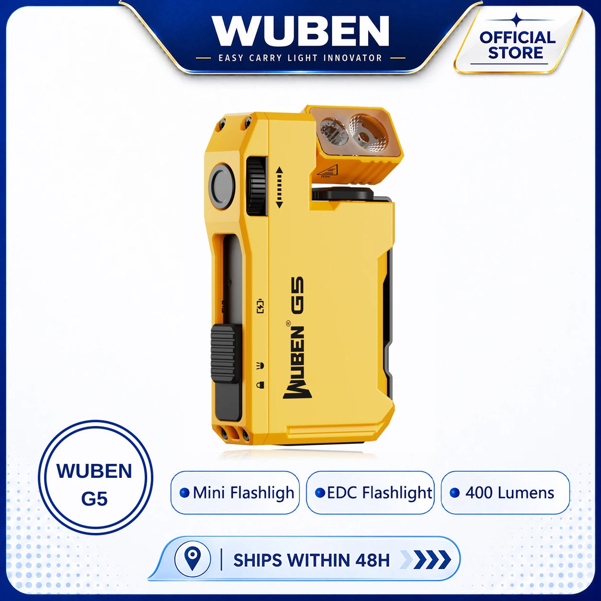WUBEN G5 400LM RGB Flashlight