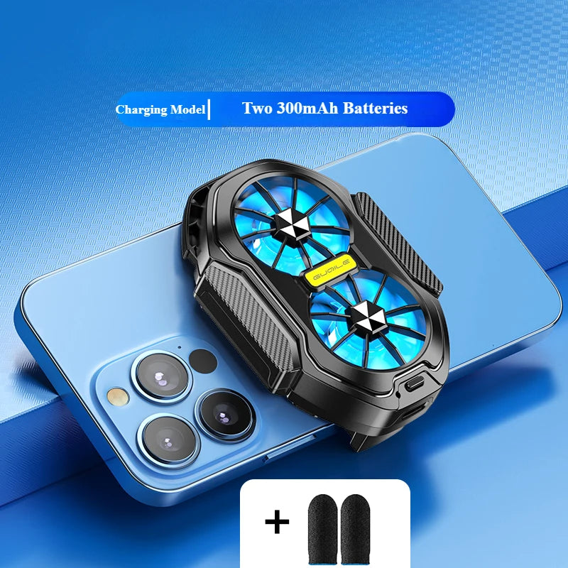 FS01 Dual Fan Phone Cooler