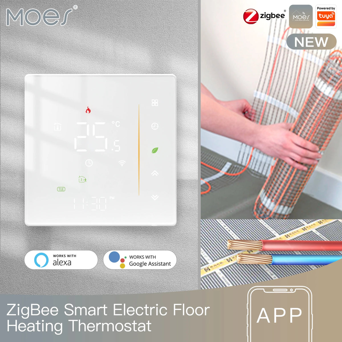MOES ZigBee Smart Heating Thermostat
