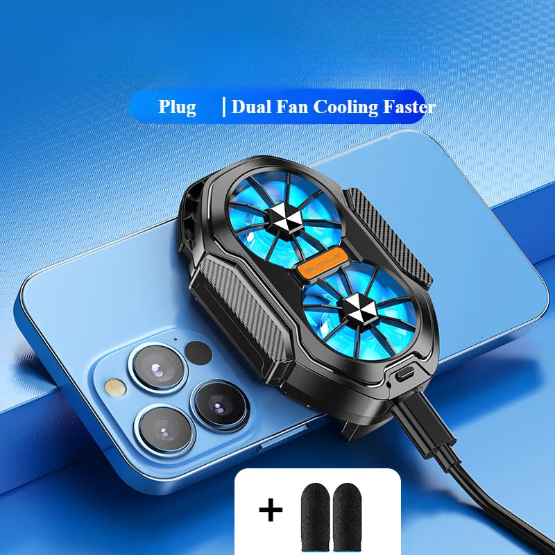 FS01 Dual Fan Phone Cooler