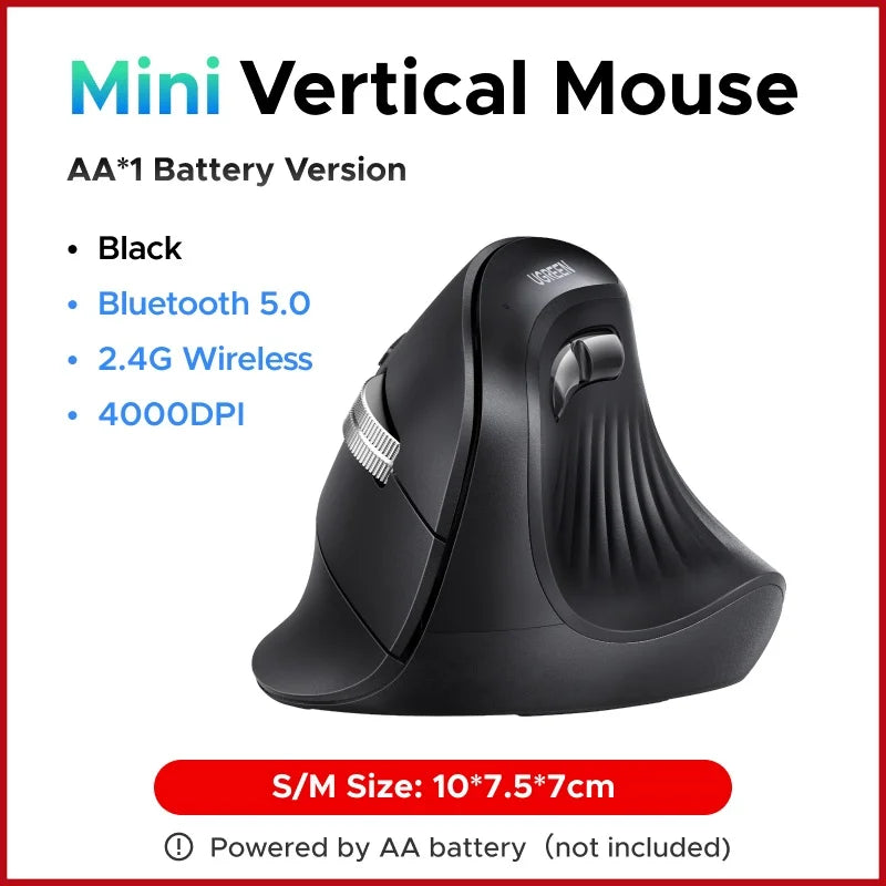 UGREEN 4000DPI Ergonomic Wireless Mouse