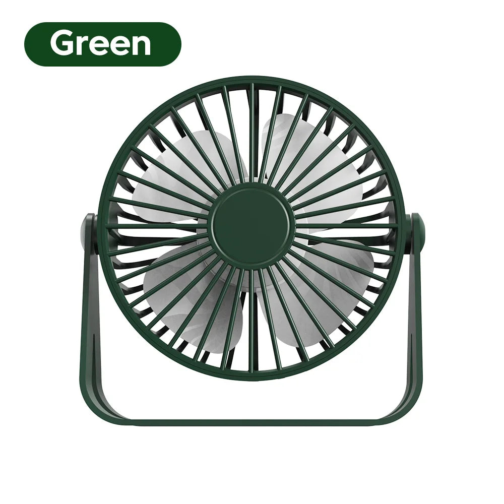 Mini USB Adjustable Desktop Fan