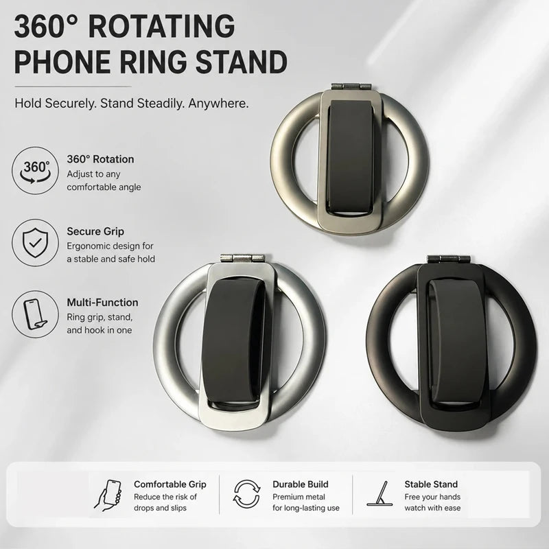 360° Magnetic MagSafe Phone Grip