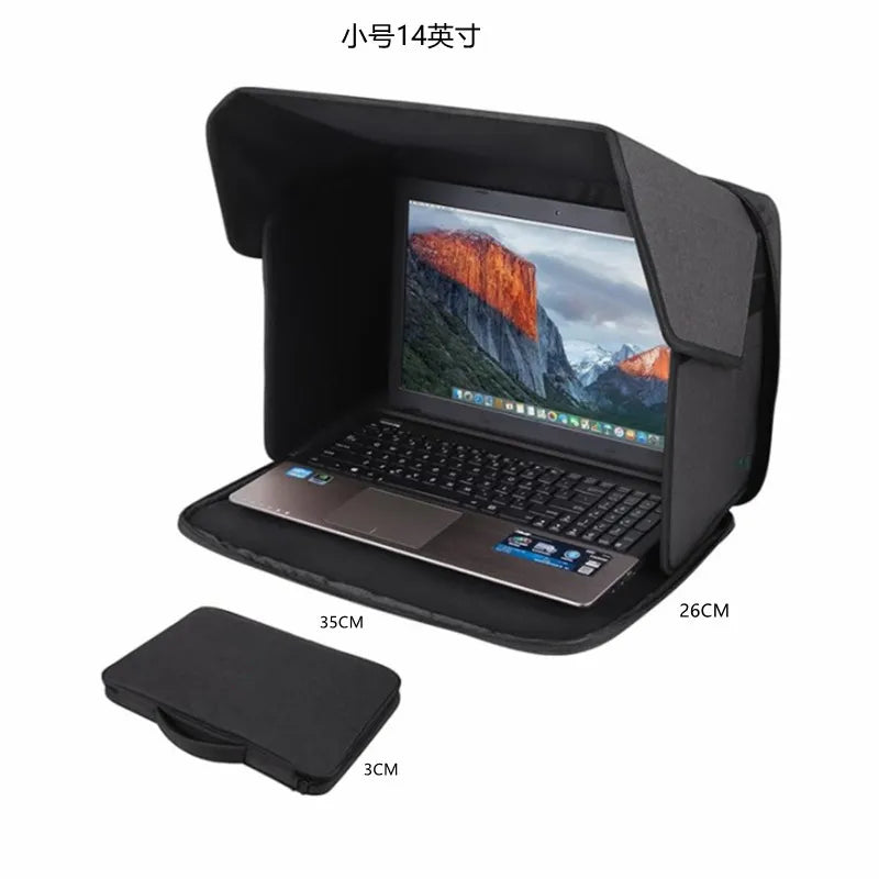 Foldable Laptop Anti-Glare Sun Hood