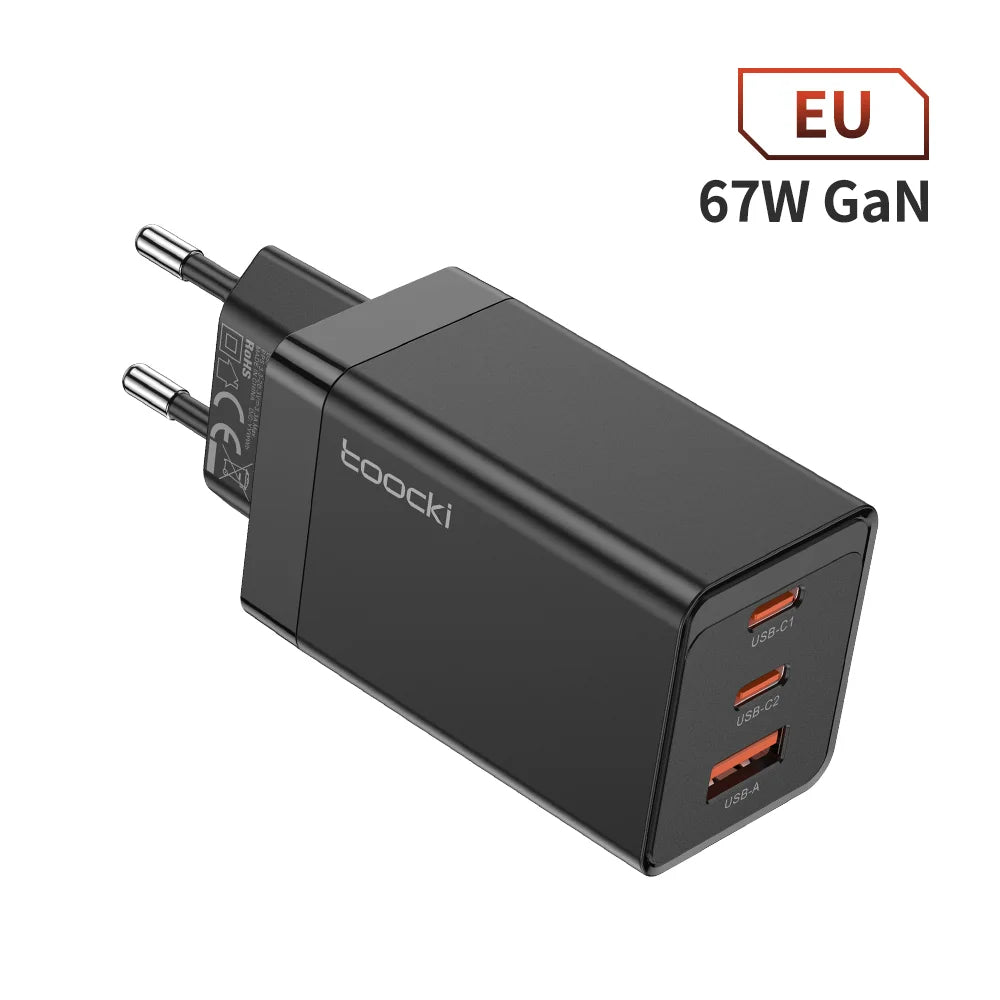 Toocki 67W GaN USB-C Charger