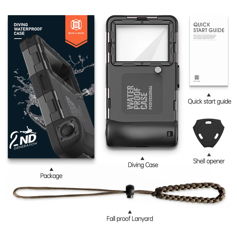 Shellbox IP68 Waterproof Phone Case