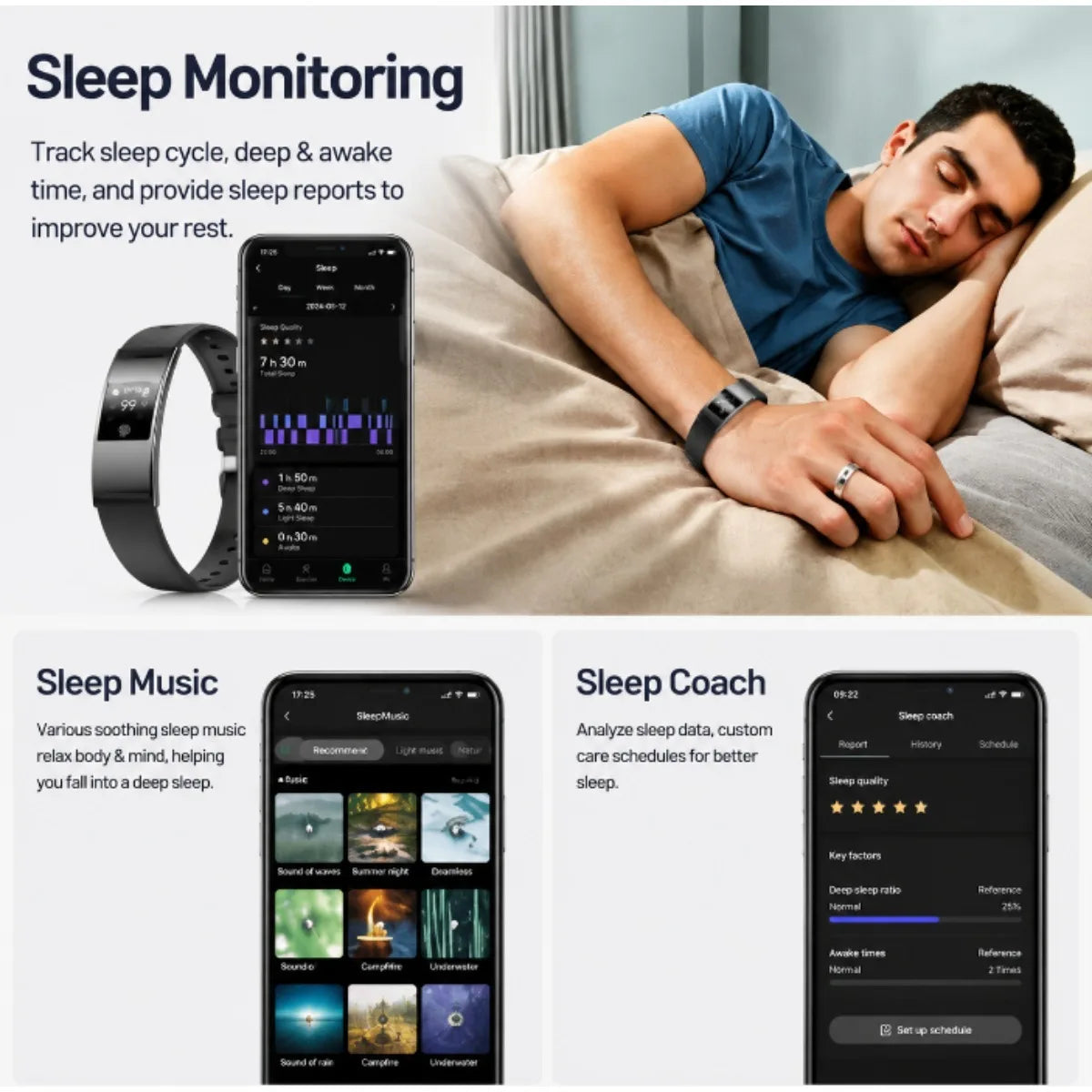 Ultra Slim Health Monitoring Smartwatch