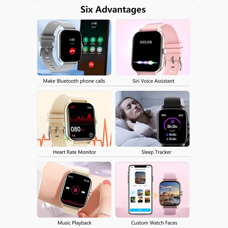 Lenovo 1.83" Fitness Smartwatch