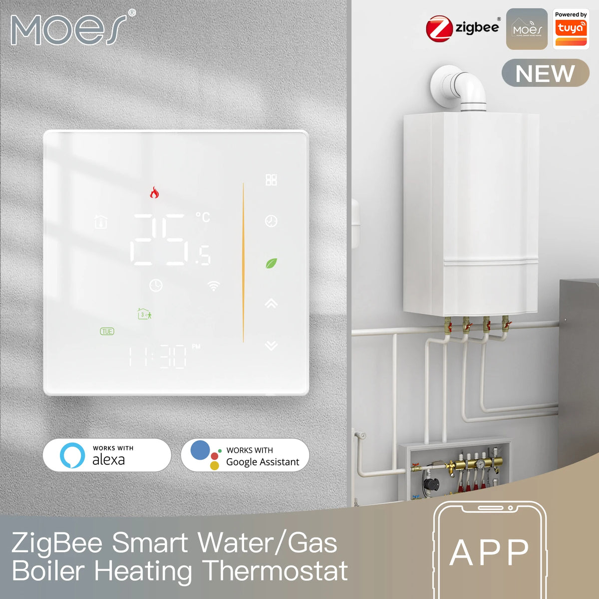 MOES ZigBee Smart Heating Thermostat
