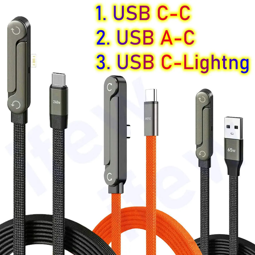 240W USB-C Foldable Phone Charger