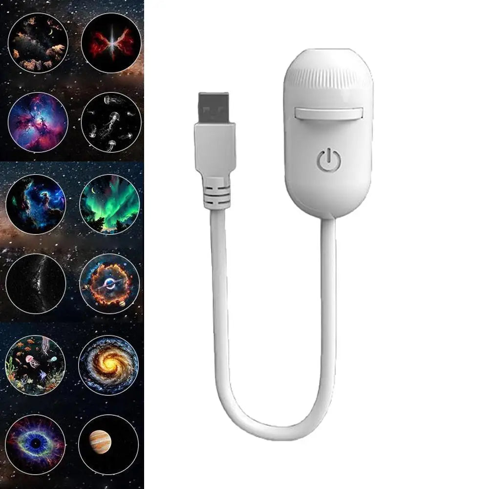 2-in-1 LED Galaxy Star Projector