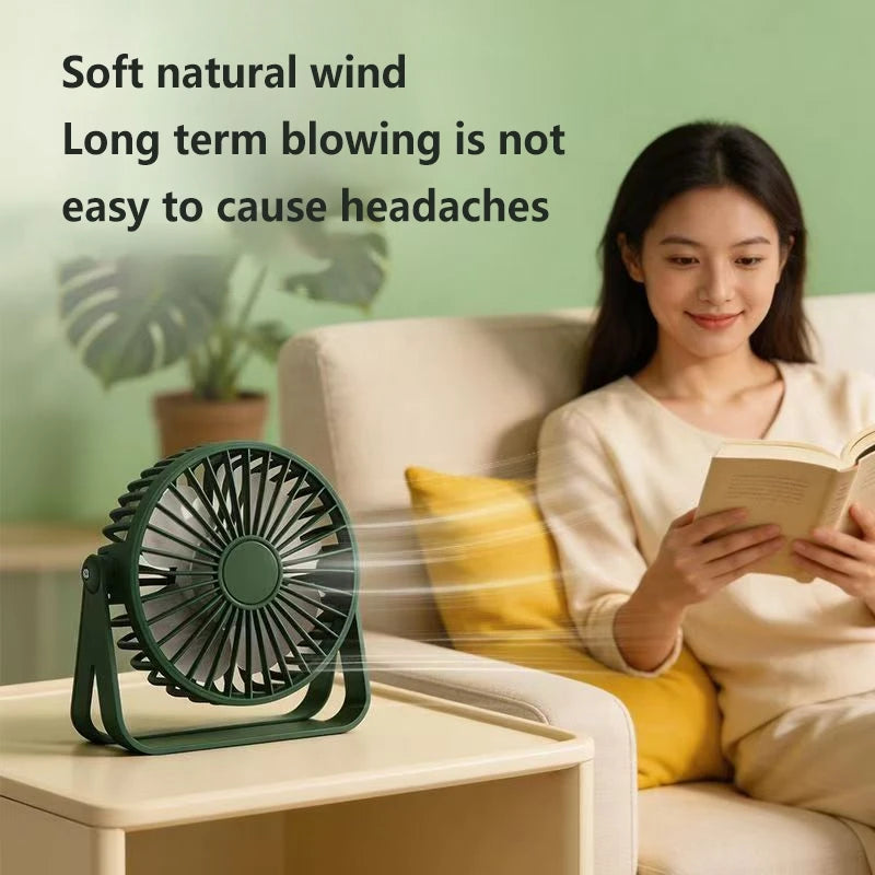 Mini USB Adjustable Desktop Fan