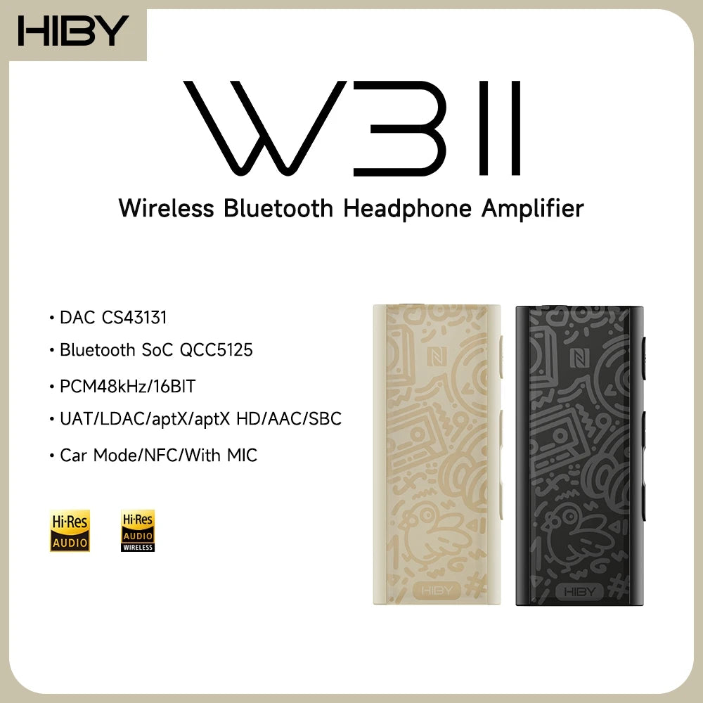 HiBy W3 II USB-C DAC Amplifier
