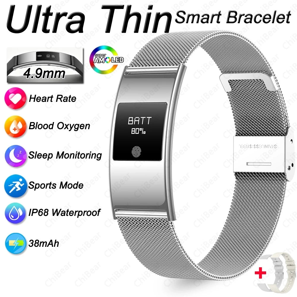 Ultra Slim Health Monitoring Smartwatch