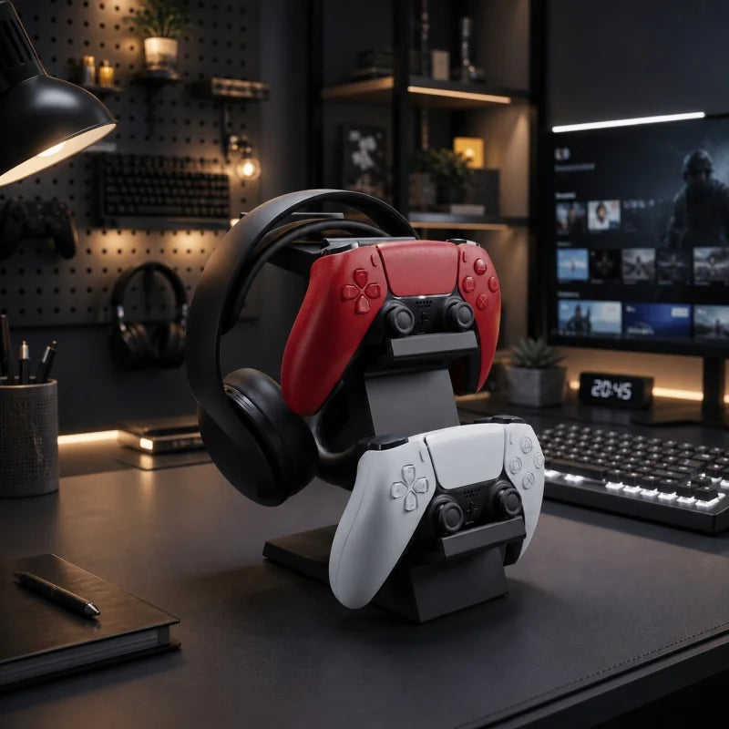 3D Printed Controller Headphone Stand
