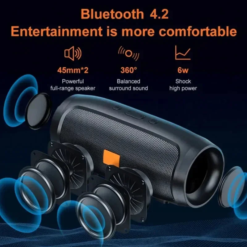 J007 Waterproof Bluetooth Subwoofer Speaker