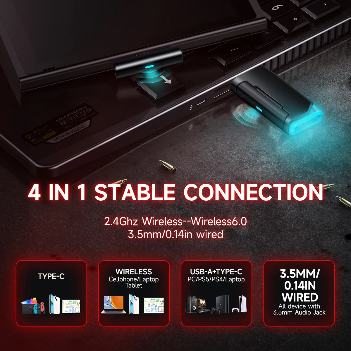 Picun G2 Wireless Gaming Headset