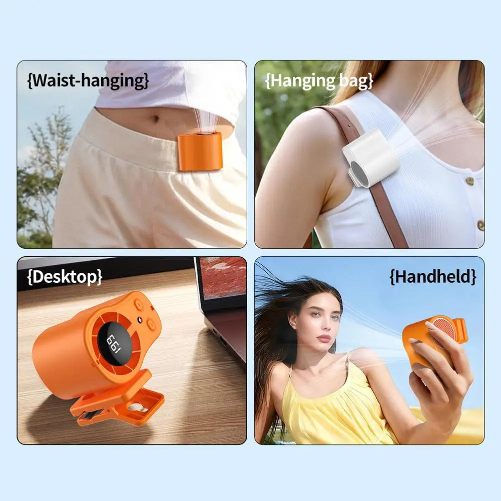 Portable USB Rechargeable Car Cooling Fan