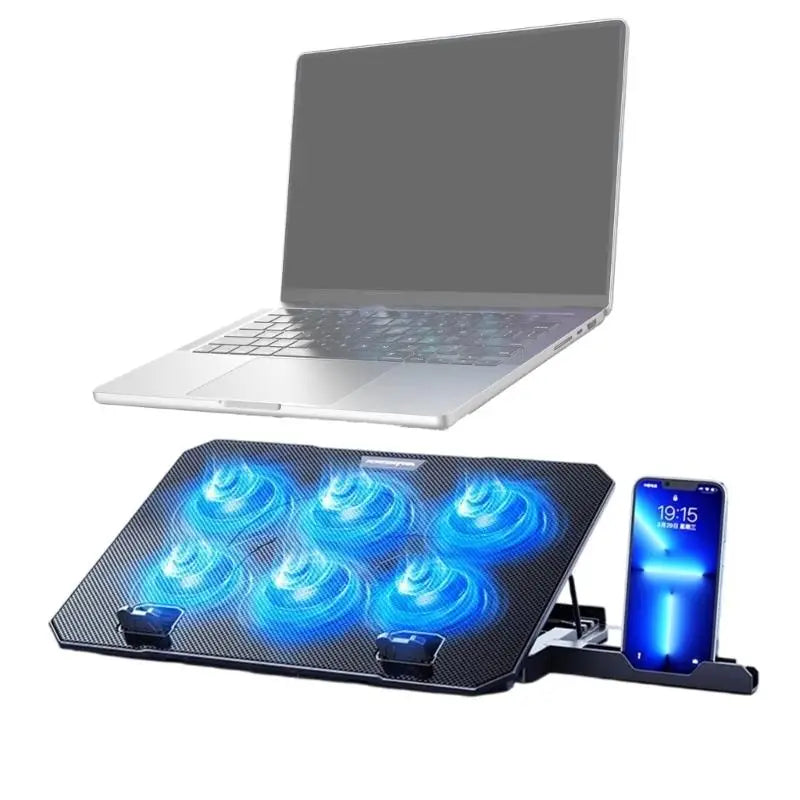 652F Six-Fan Laptop Cooling Pad