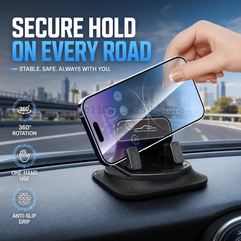 360° Rotating Dashboard Phone Holder
