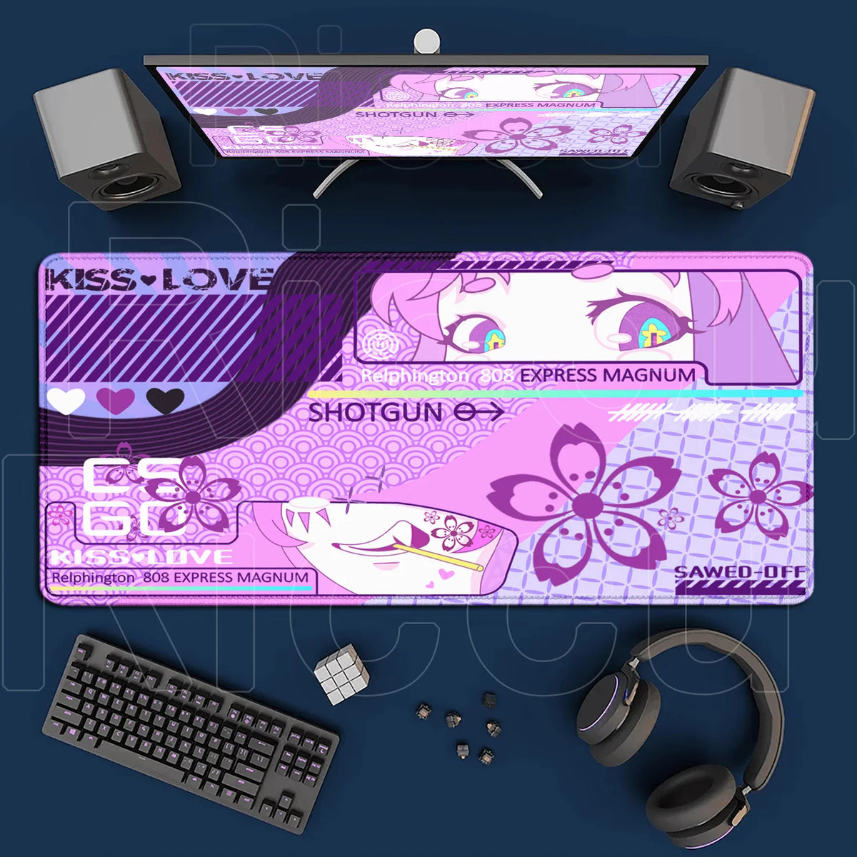 Pink CSGO Gaming Mouse Pad