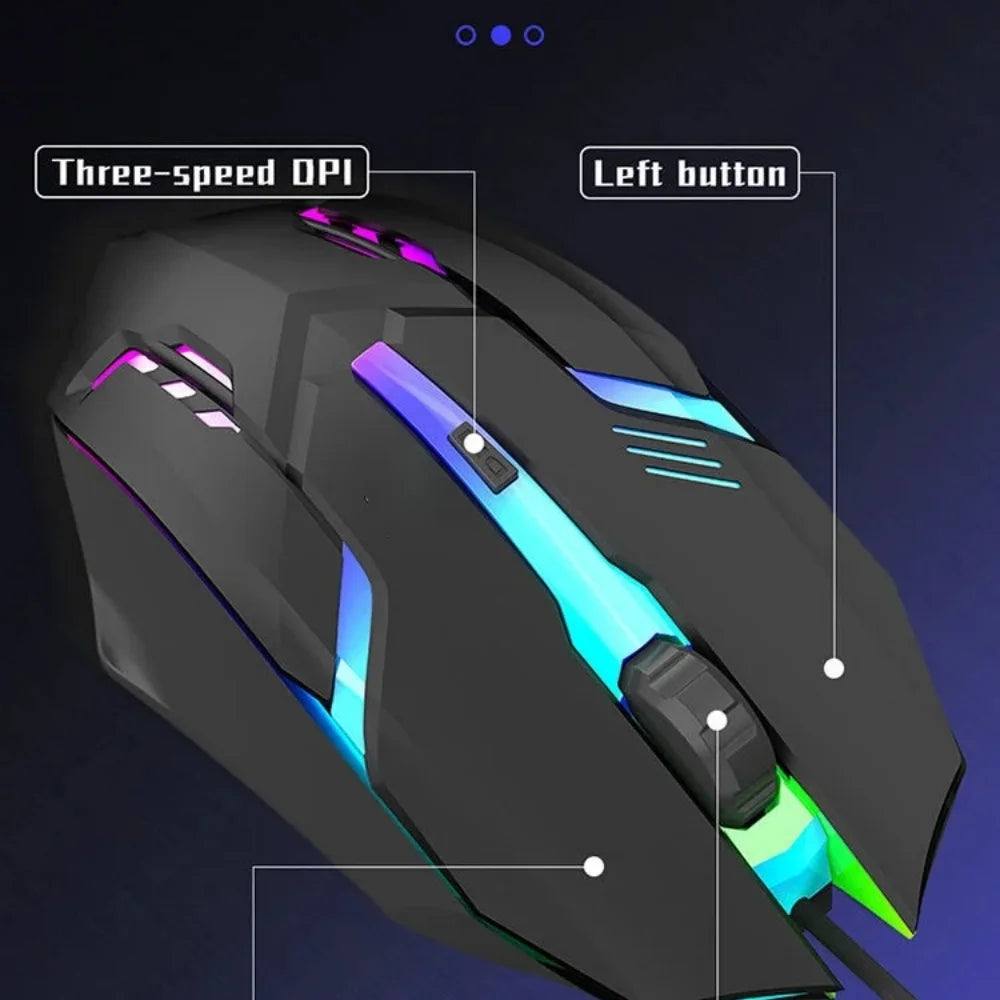 Ergonomic LED Wired Gaming Mouse