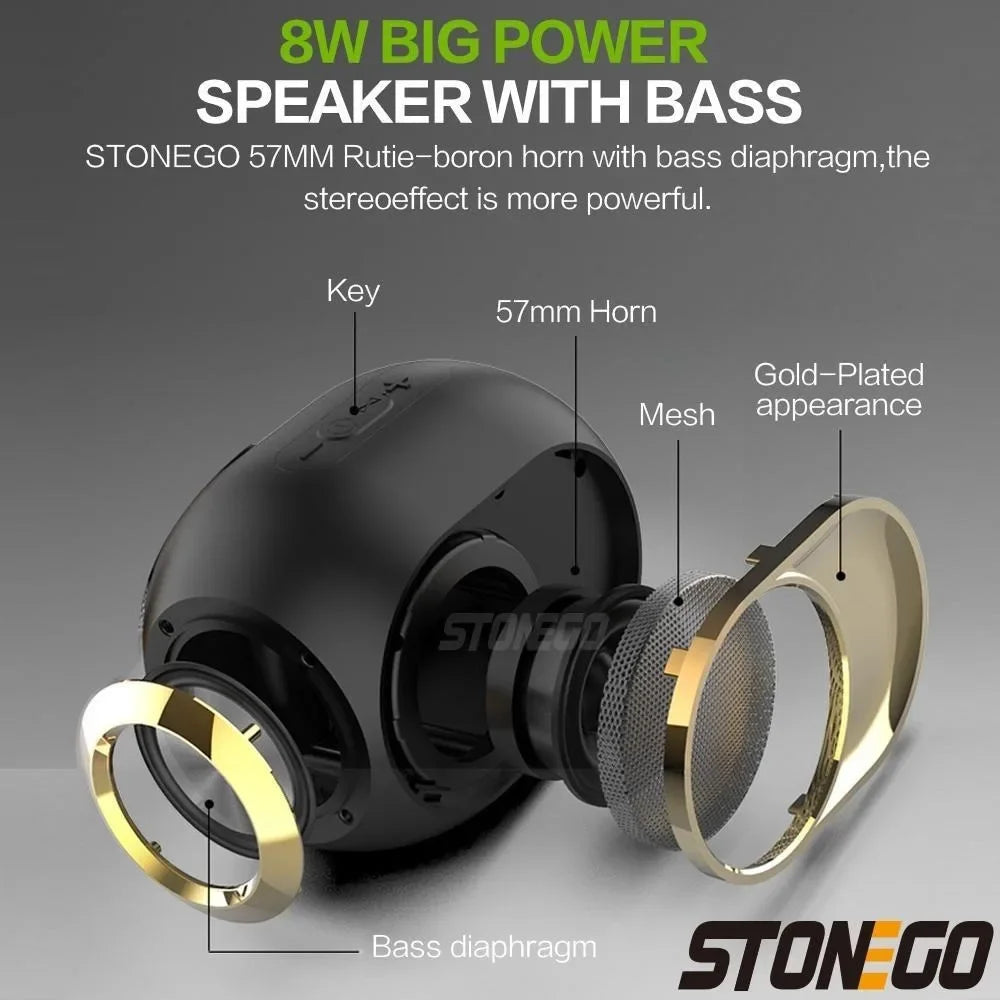 Portable TWS Waterproof Bluetooth Speaker