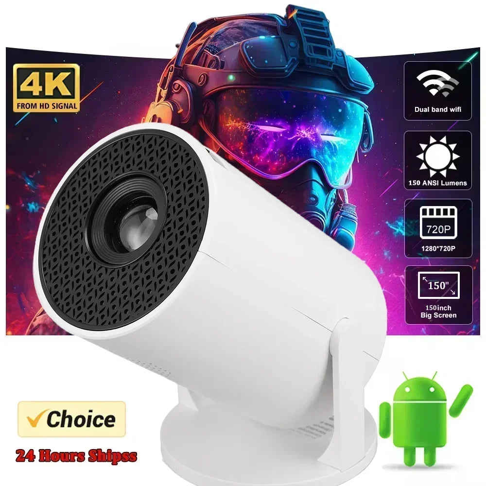 HY300 Smart Mini 4K Projector