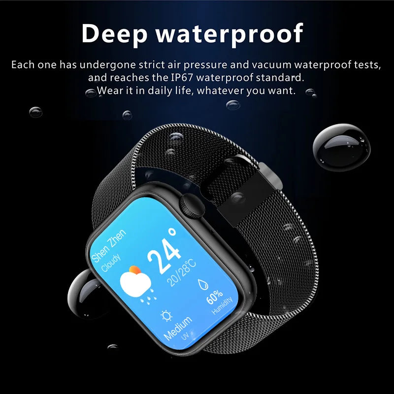LIGE 1.85" Bluetooth Call Smartwatch