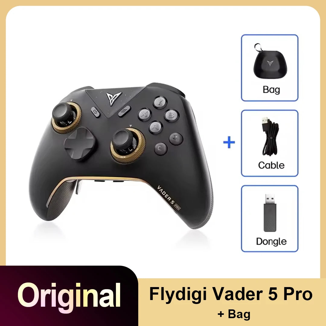 Original Flydigi Vader 5 Pro Gaming Controller Athletic Elite Handle Wireless Gamepad with Hall Rocker for Mobile NS TV PC