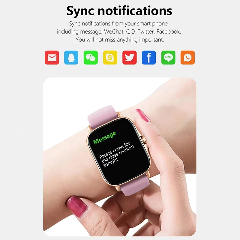 Lenovo 1.83" Fitness Smartwatch