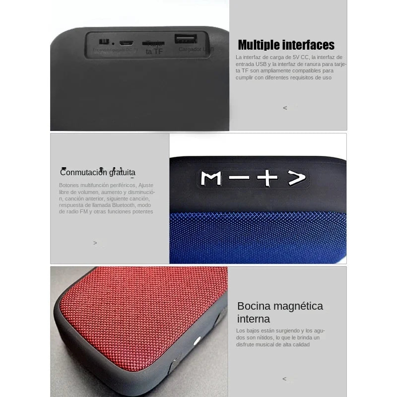 TWS Portable Bluetooth Bass Speaker