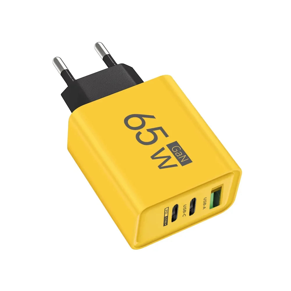 65W GaN USB-C Fast Charger