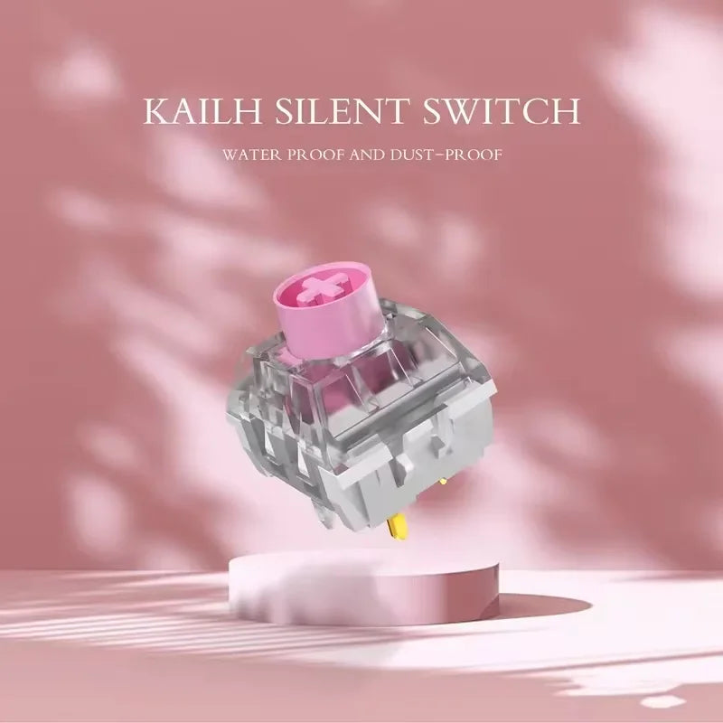 Kailh Box Silent Pink Keyboard Switches