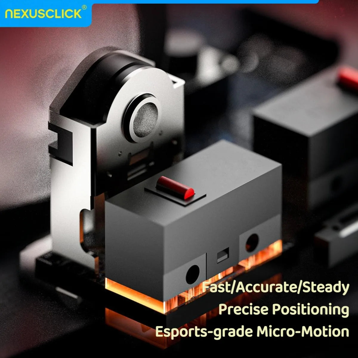 NexusClick 2026 New Hot Wired 6-Buttons Gaming Mouse, Colorful Lighting 7200 DPI Office Mice For PC Windows and Apple IOS system