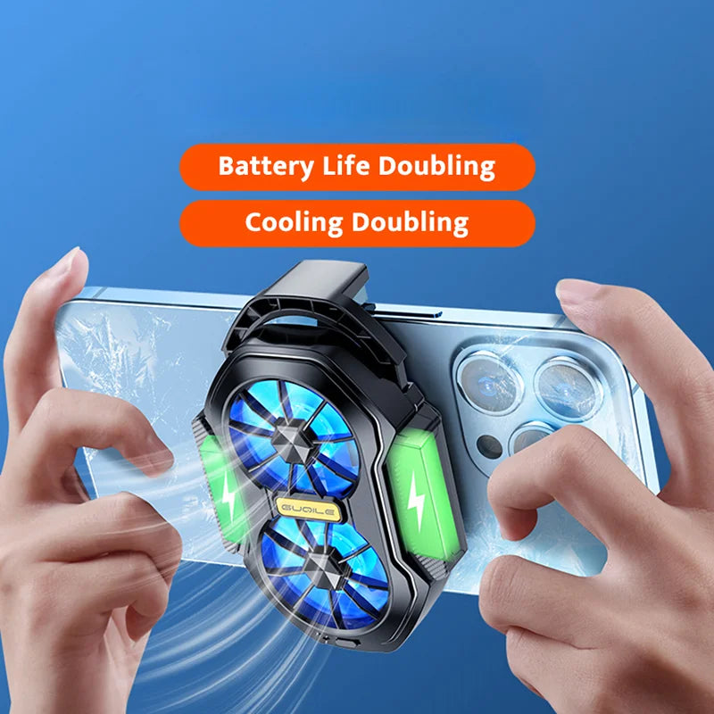 FS01 Dual Fan Phone Cooler