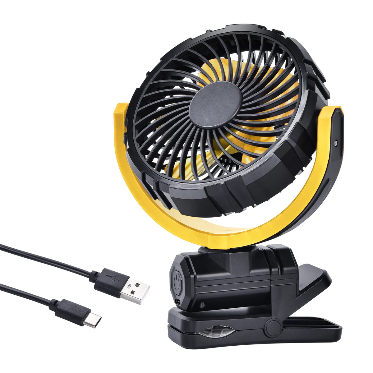 2000mAh Rechargeable Car Cooling Fan