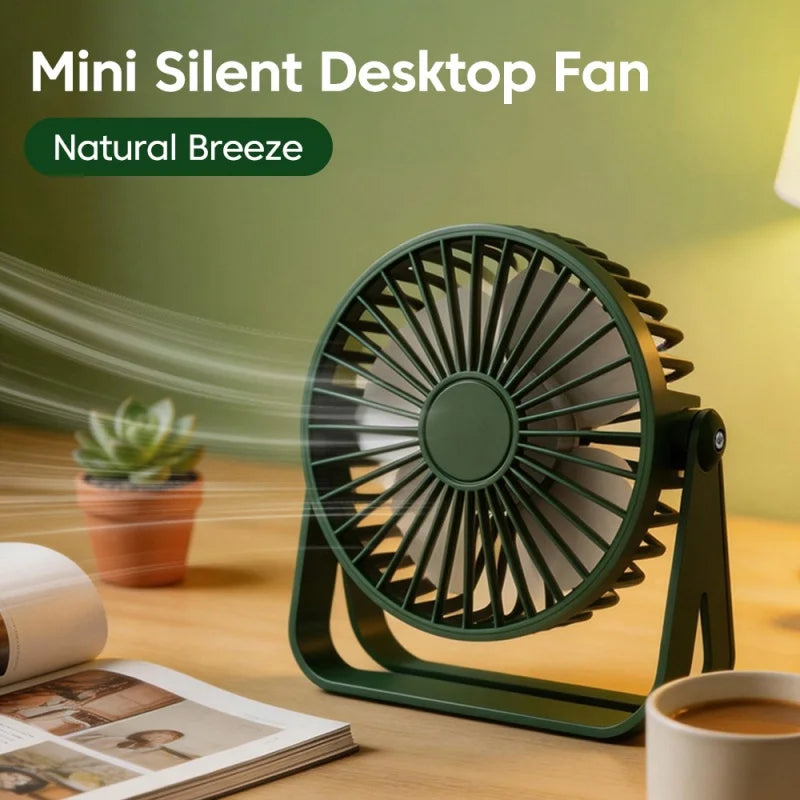 Mini USB Adjustable Desktop Fan
