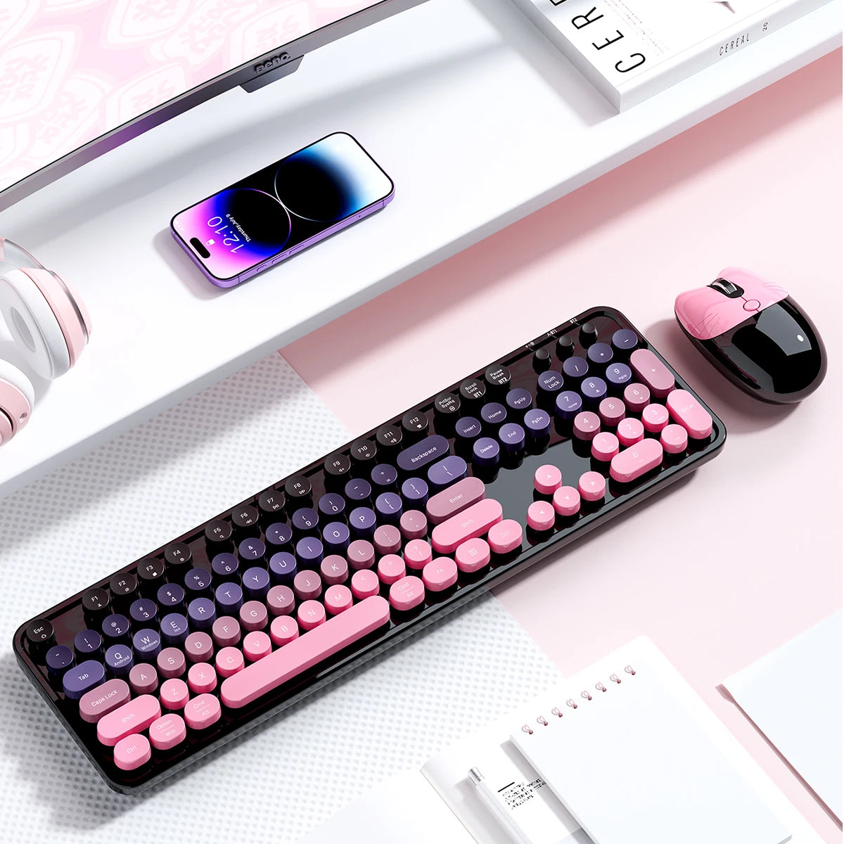 MOFII Sweet Wireless Keyboard Mouse Combo