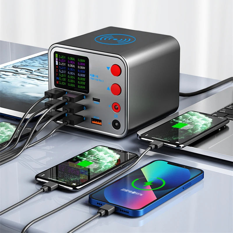 8-Port Smart Fast Charging Station