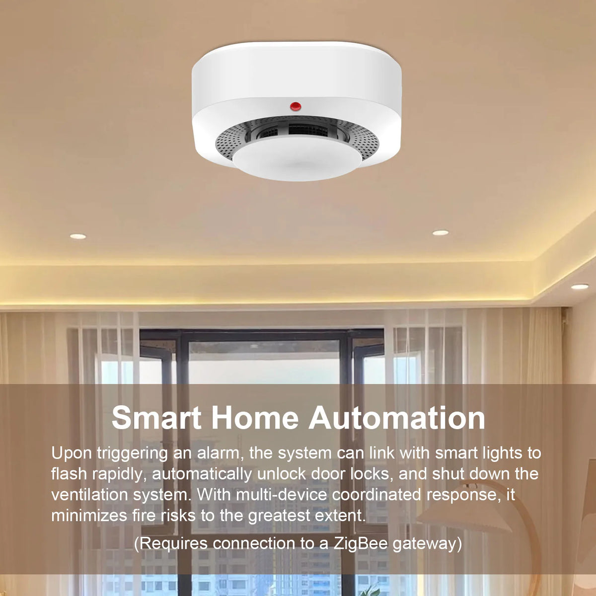 Tuya ZigBee Smart Smoke Detector