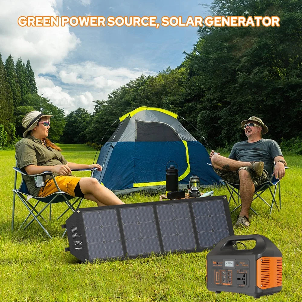 500W Portable Solar Power Station